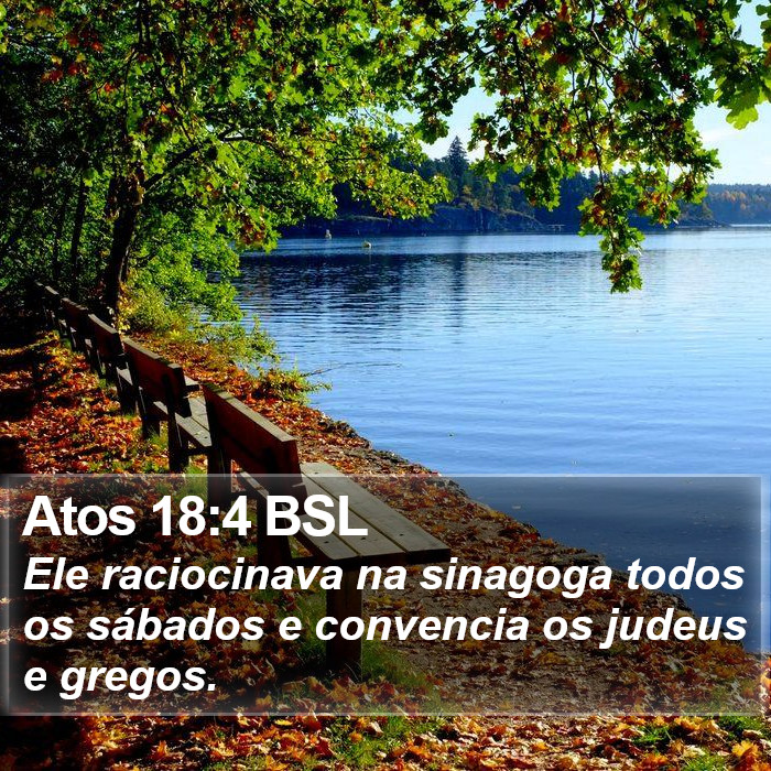 Atos 18:4 BSL Bible Study