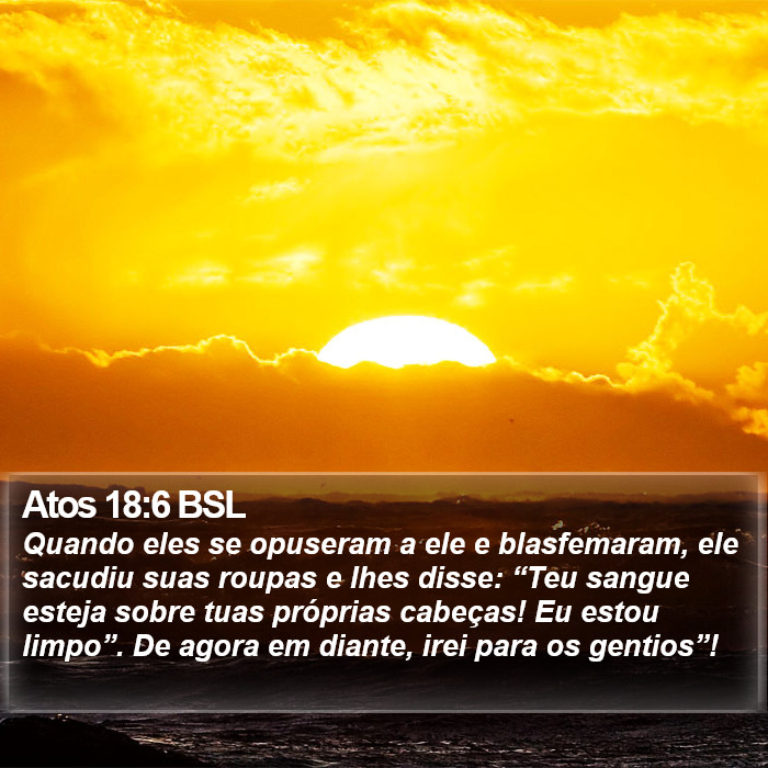 Atos 18:6 BSL Bible Study