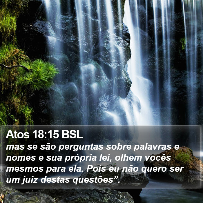 Atos 18:15 BSL Bible Study