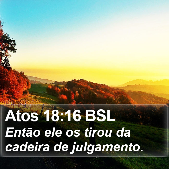 Atos 18:16 BSL Bible Study