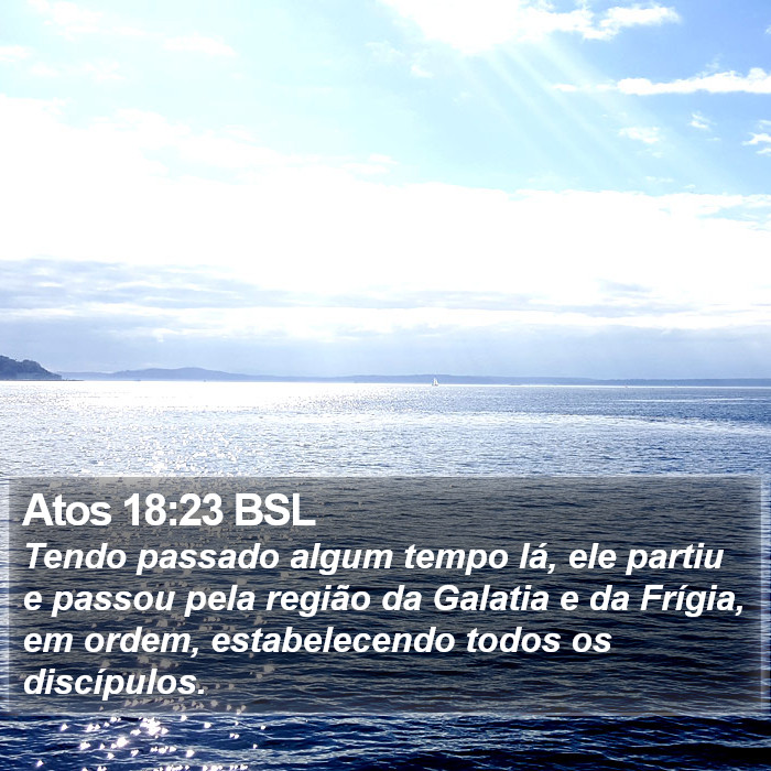 Atos 18:23 BSL Bible Study