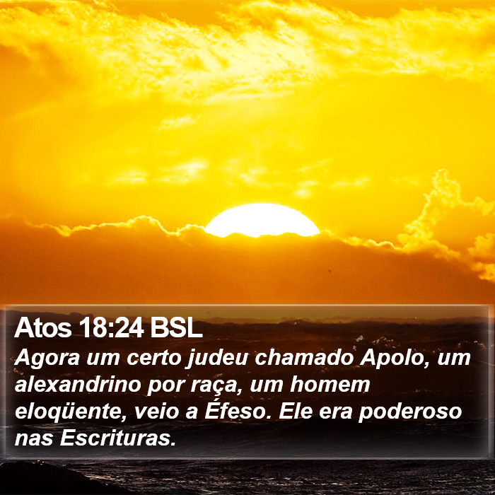 Atos 18:24 BSL Bible Study