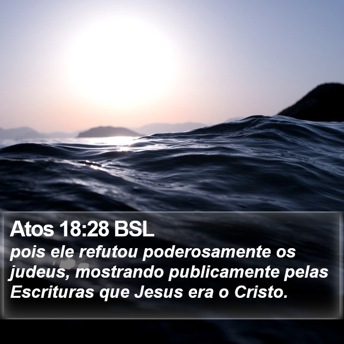 Atos 18:28 BSL Bible Study