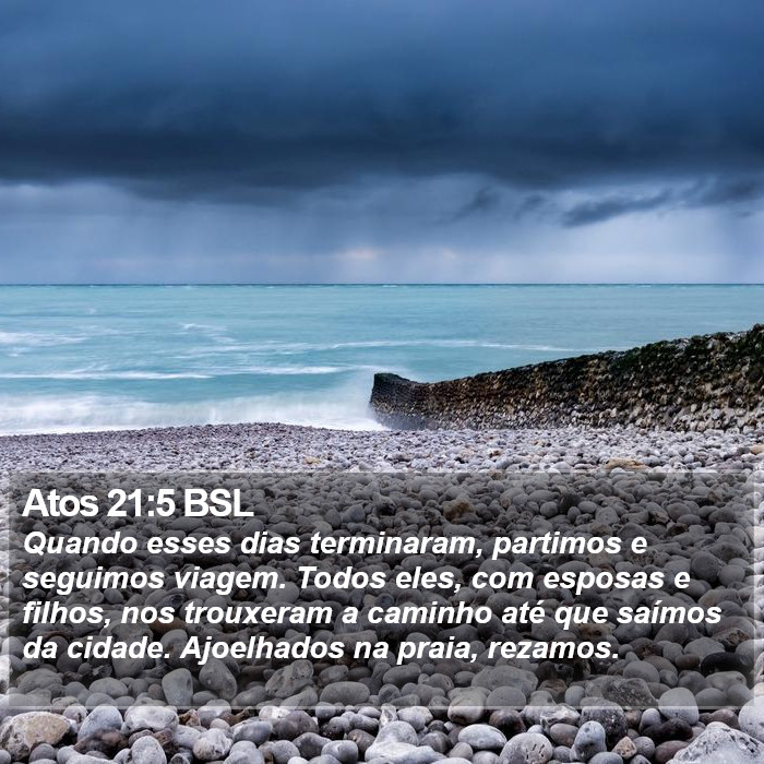 Atos 21:5 BSL Bible Study