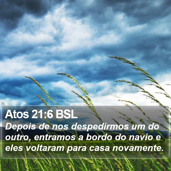 Atos 21:6 BSL Bible Study