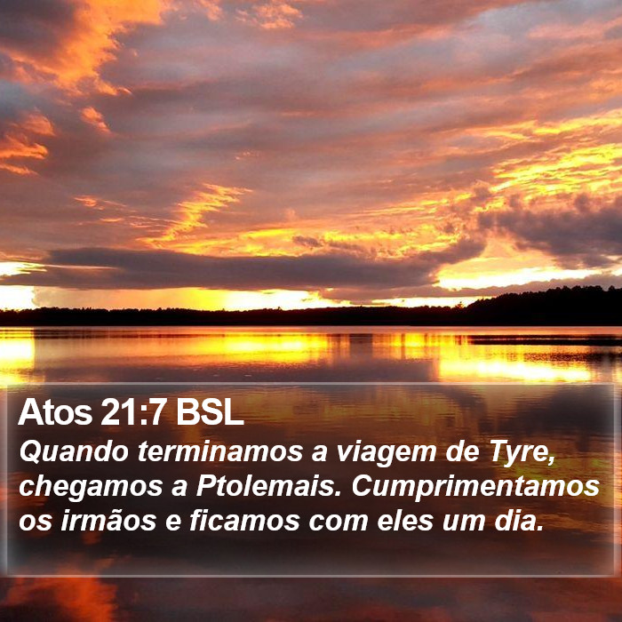 Atos 21:7 BSL Bible Study