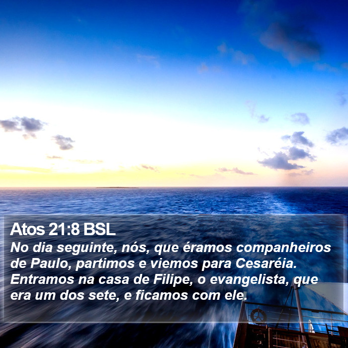 Atos 21:8 BSL Bible Study