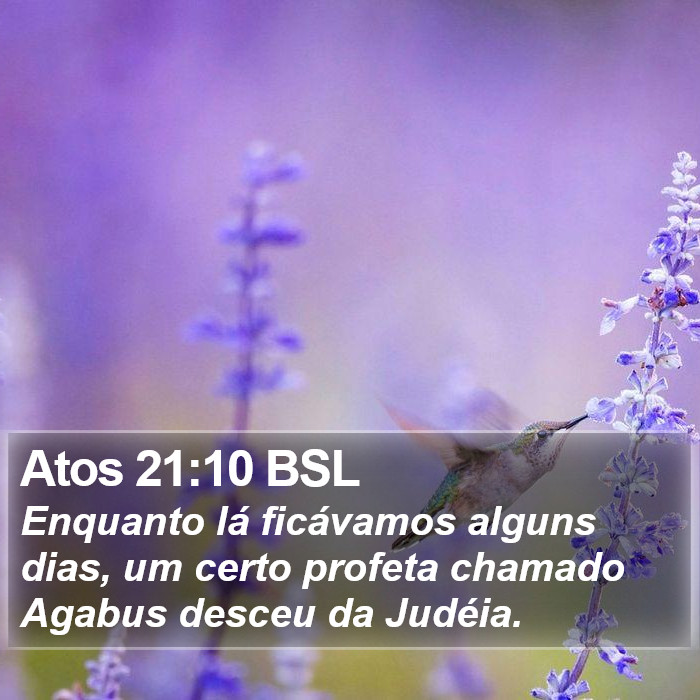 Atos 21:10 BSL Bible Study