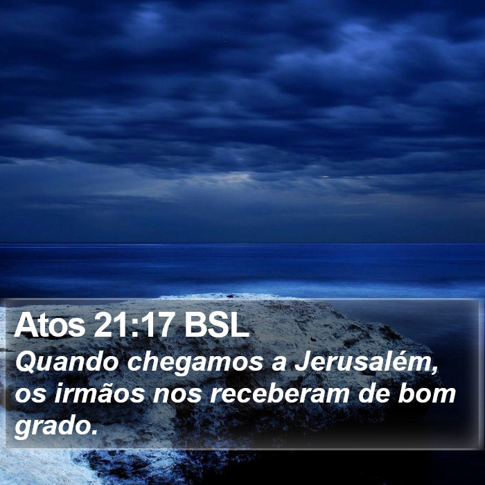 Atos 21:17 BSL Bible Study