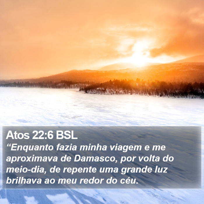 Atos 22:6 BSL Bible Study