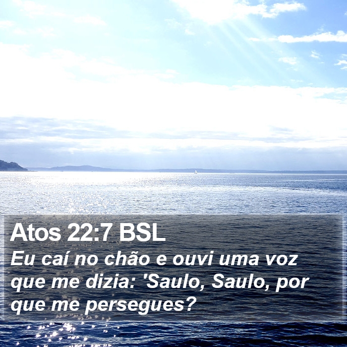 Atos 22:7 BSL Bible Study