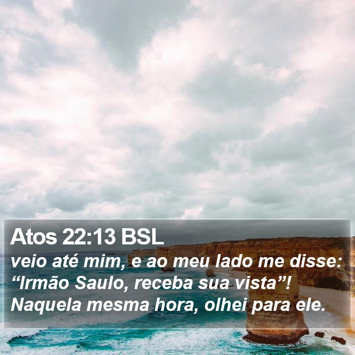 Atos 22:13 BSL Bible Study