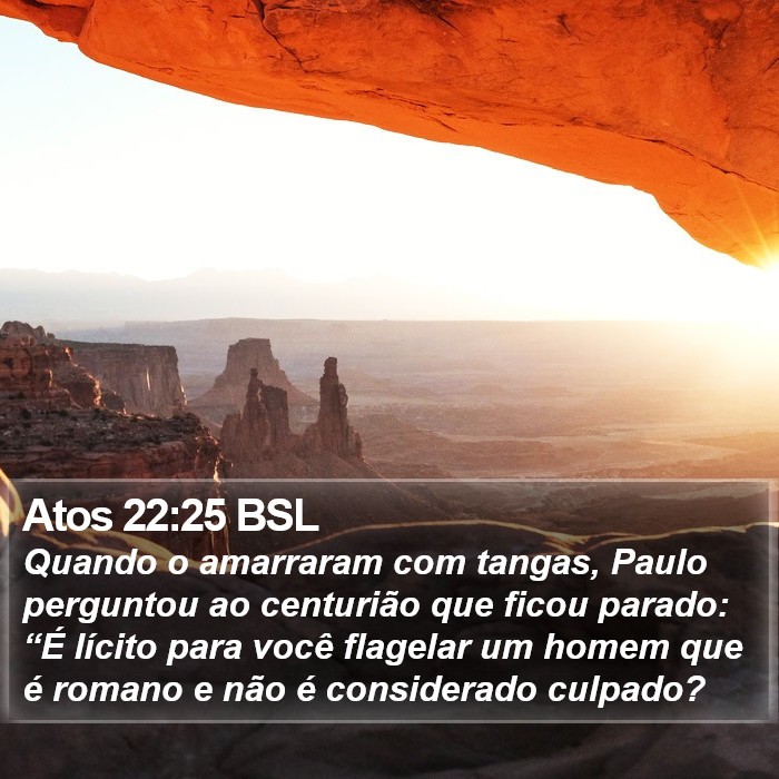 Atos 22:25 BSL Bible Study