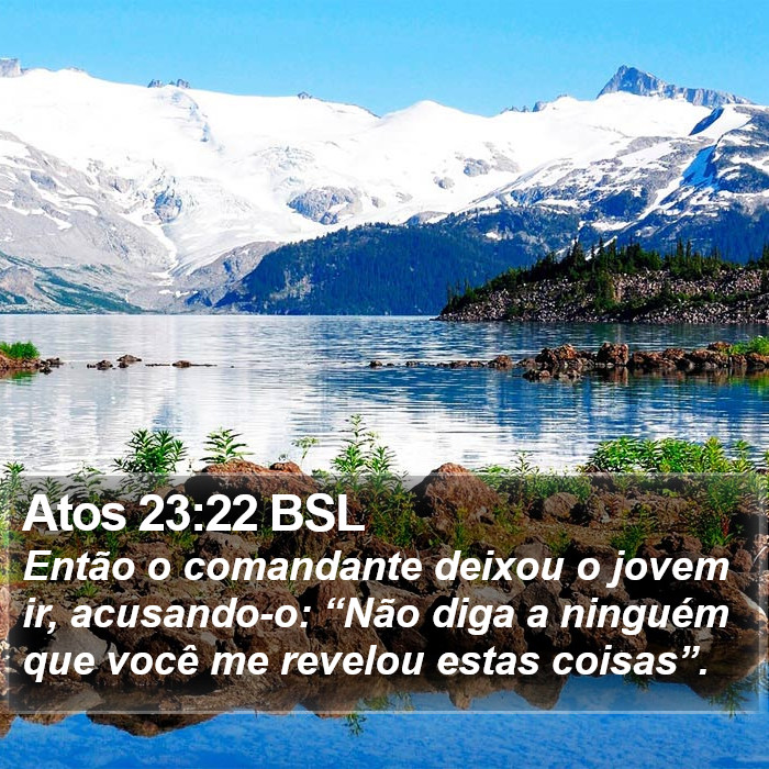 Atos 23:22 BSL Bible Study