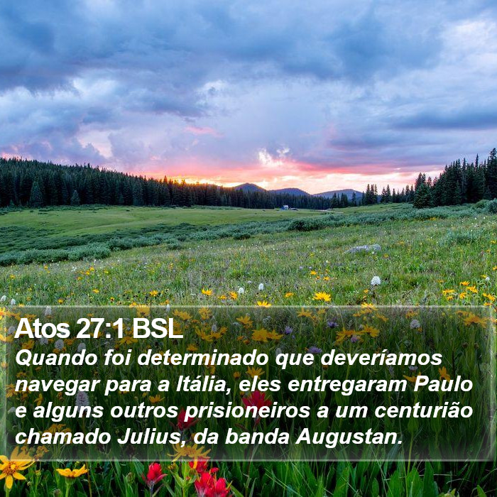 Atos 27:1 BSL Bible Study