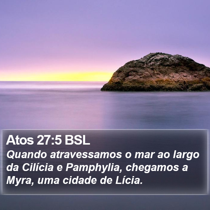 Atos 27:5 BSL Bible Study