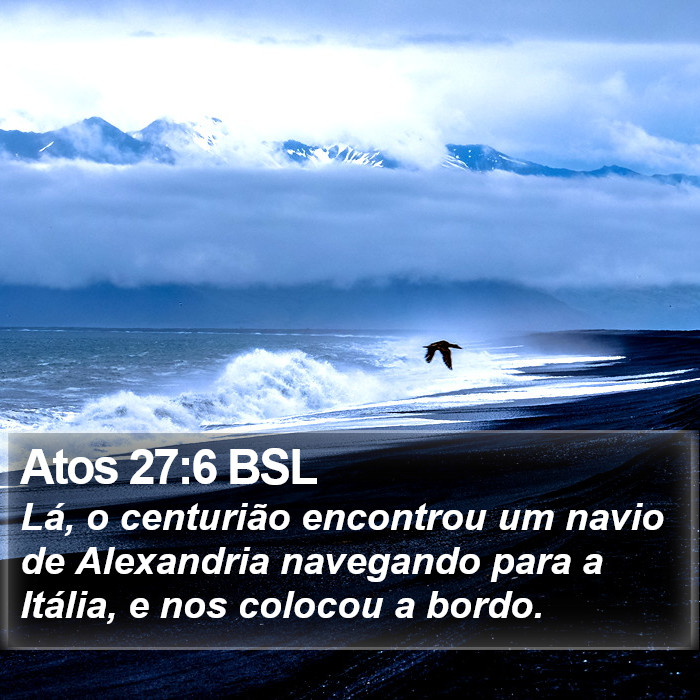 Atos 27:6 BSL Bible Study