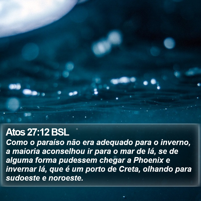 Atos 27:12 BSL Bible Study