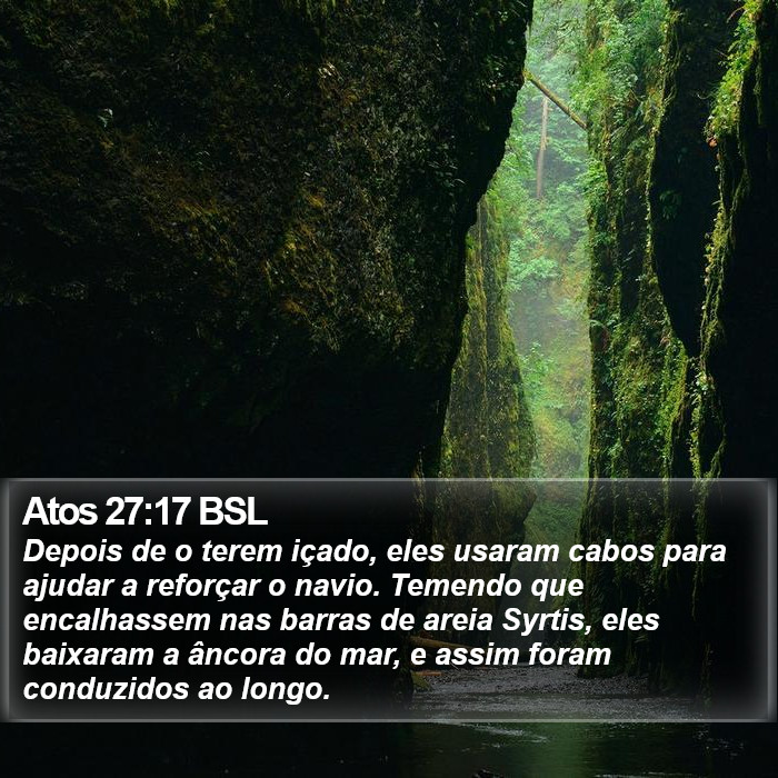 Atos 27:17 BSL Bible Study