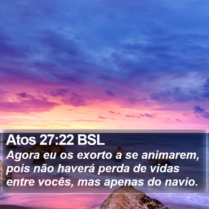 Atos 27:22 BSL Bible Study