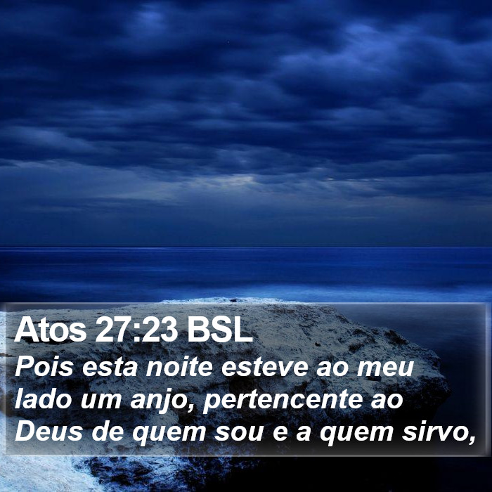 Atos 27:23 BSL Bible Study