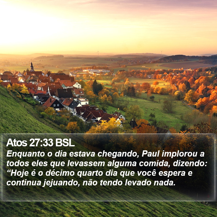 Atos 27:33 BSL Bible Study