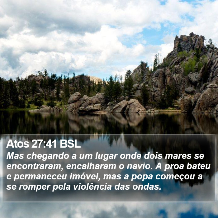 Atos 27:41 BSL Bible Study