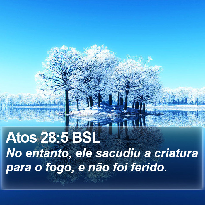 Atos 28:5 BSL Bible Study