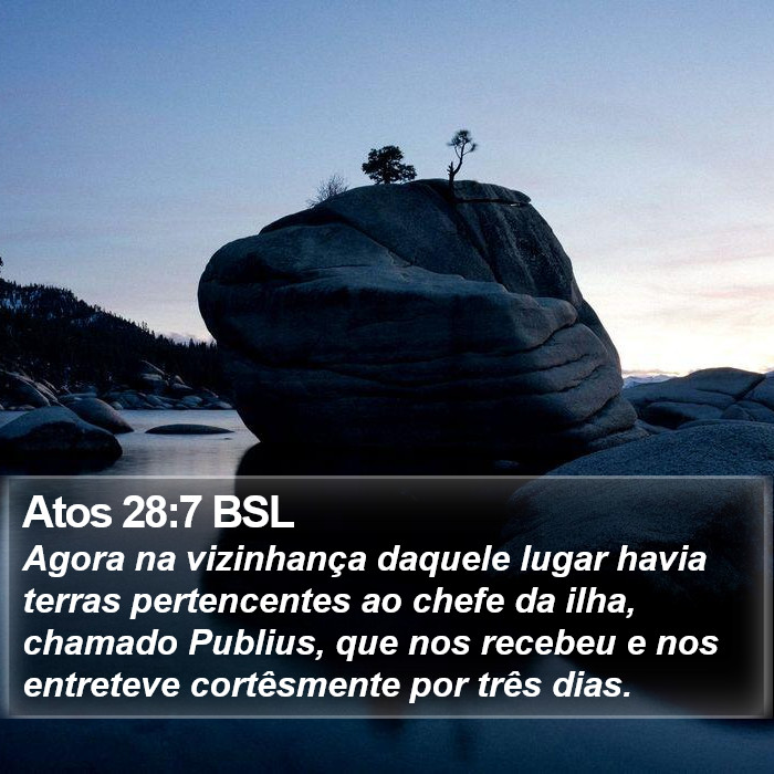 Atos 28:7 BSL Bible Study