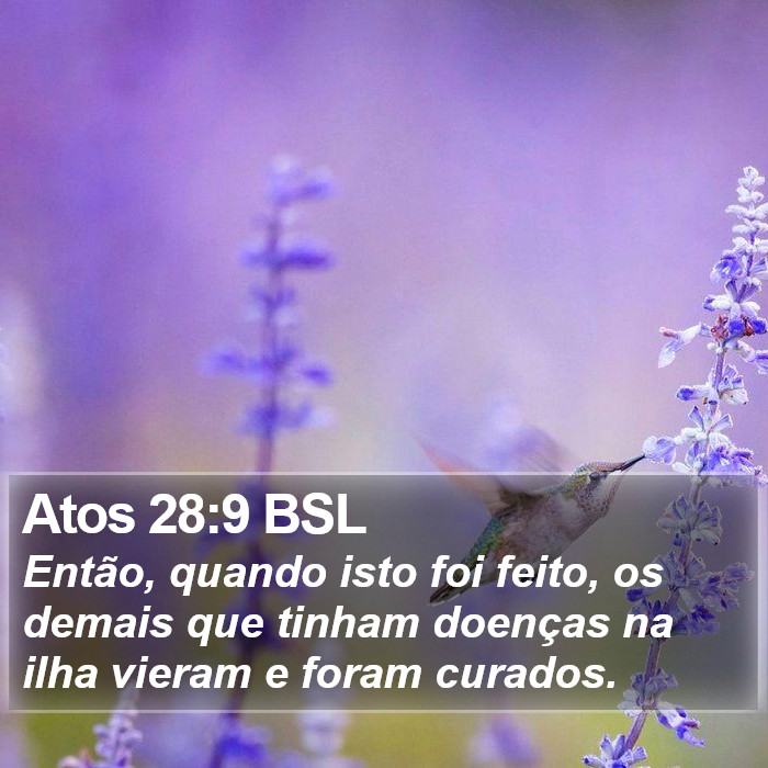 Atos 28:9 BSL Bible Study