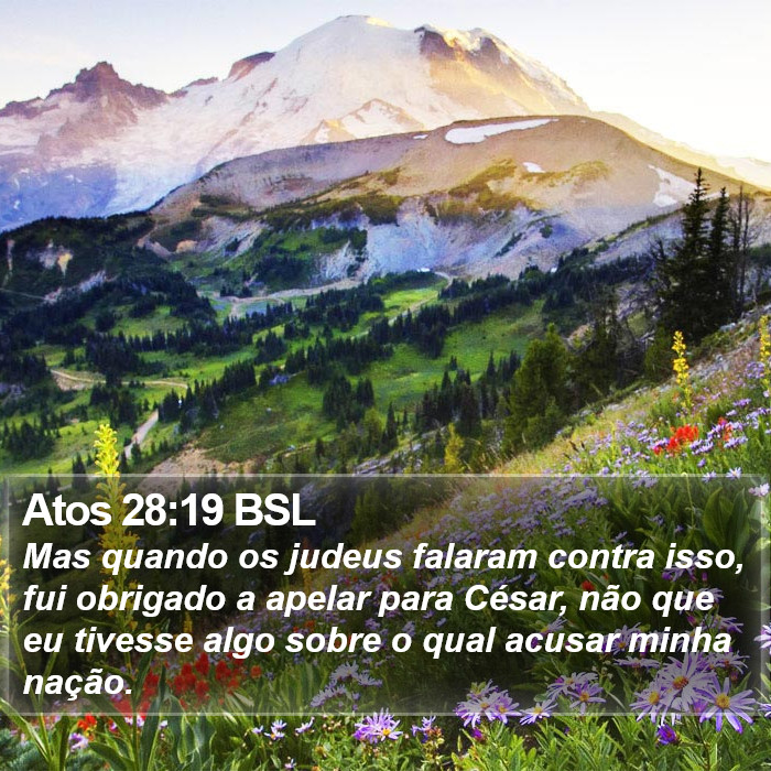 Atos 28:19 BSL Bible Study