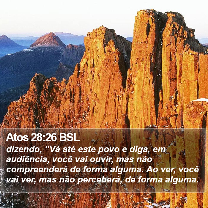 Atos 28:26 BSL Bible Study