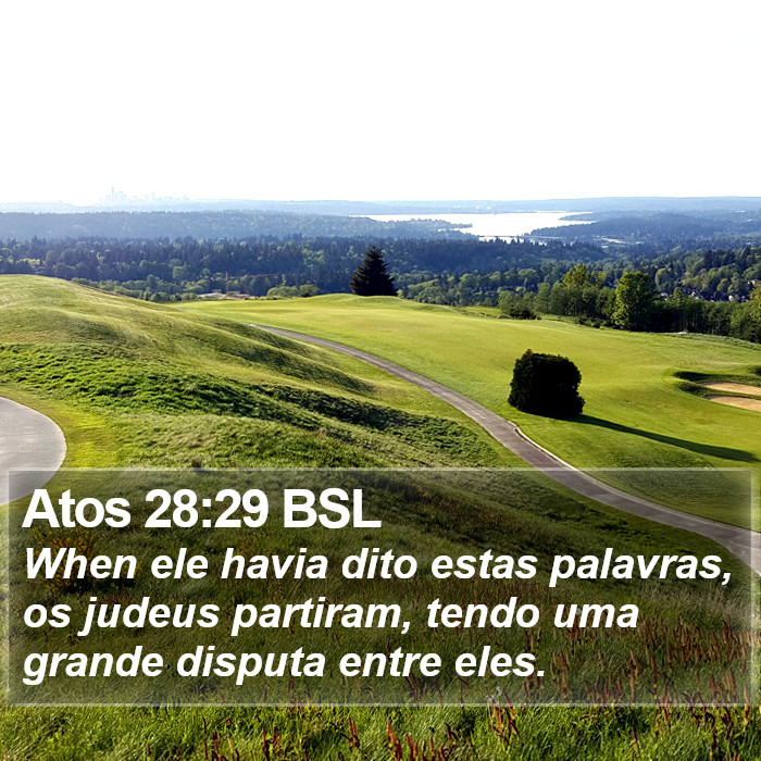 Atos 28:29 BSL Bible Study