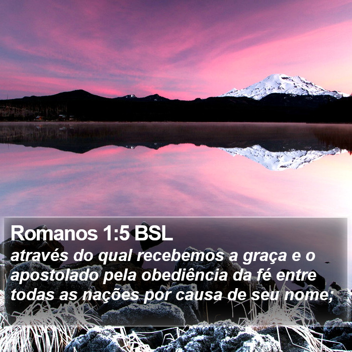 Romanos 1:5 BSL Bible Study