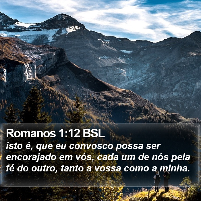 Romanos 1:12 BSL Bible Study