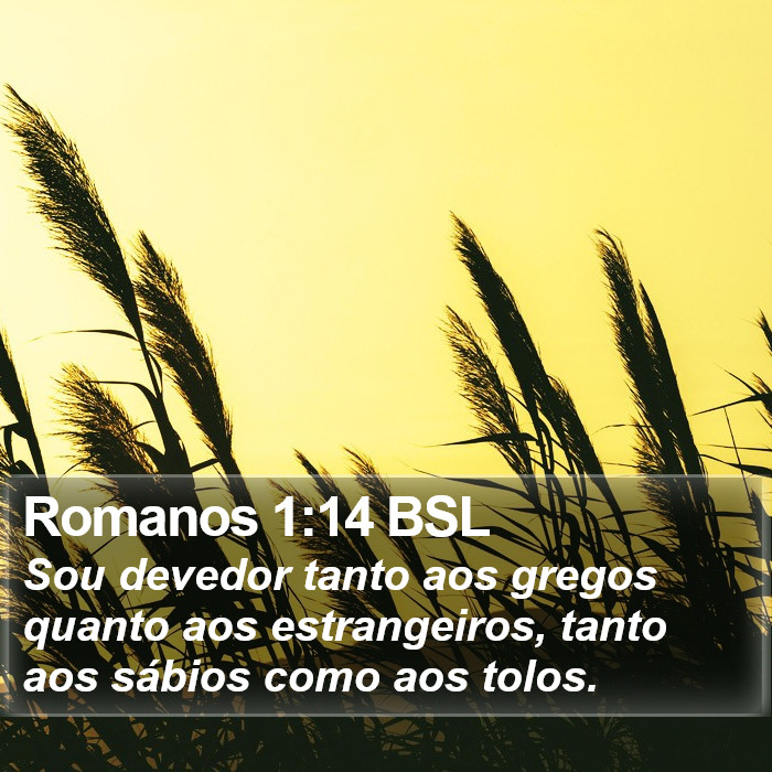 Romanos 1:14 BSL Bible Study