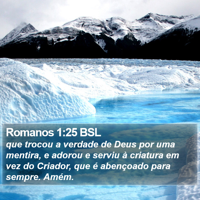 Romanos 1:25 BSL Bible Study