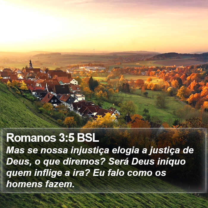 Romanos 3:5 BSL Bible Study