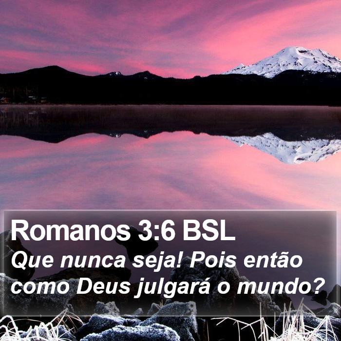 Romanos 3:6 BSL Bible Study