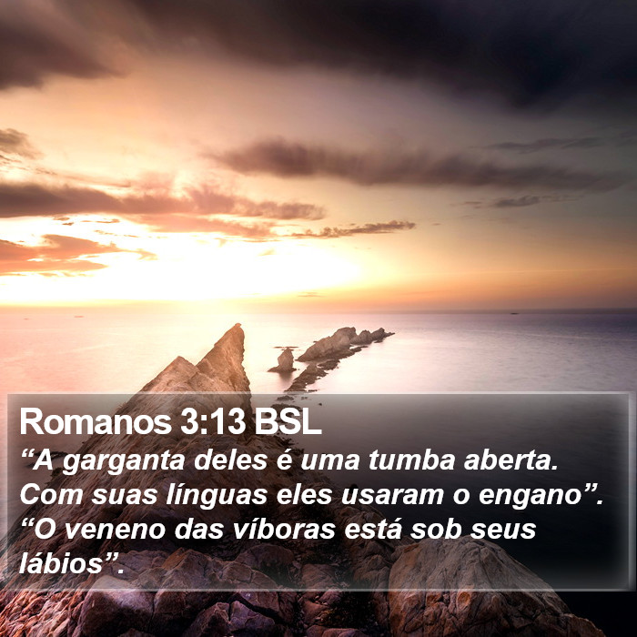 Romanos 3:13 BSL Bible Study