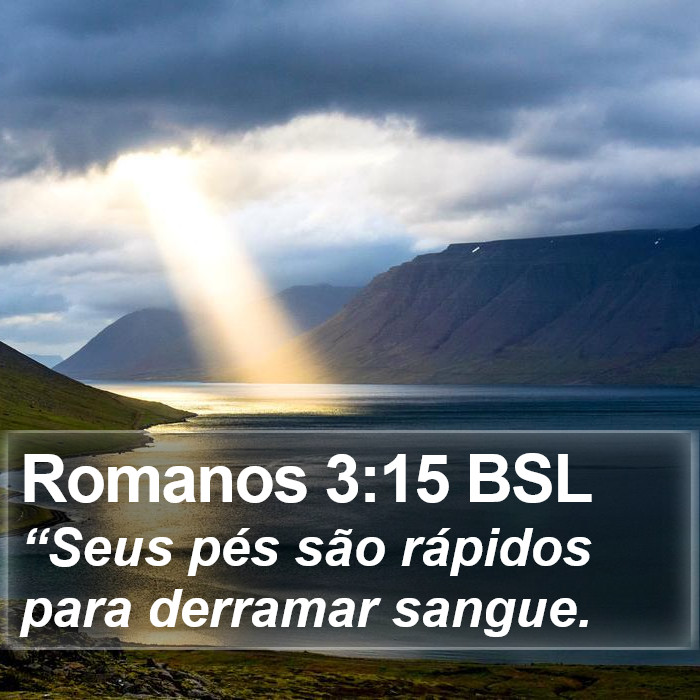 Romanos 3:15 BSL Bible Study