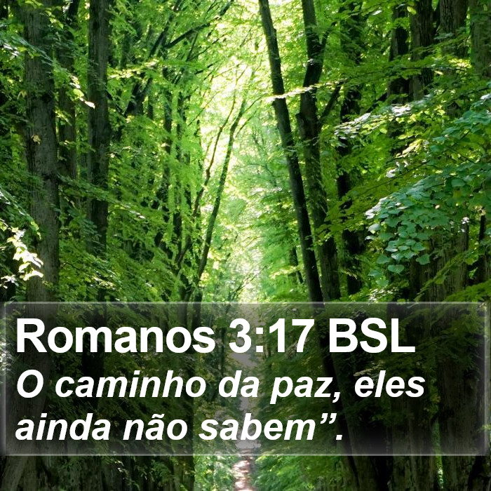 Romanos 3:17 BSL Bible Study