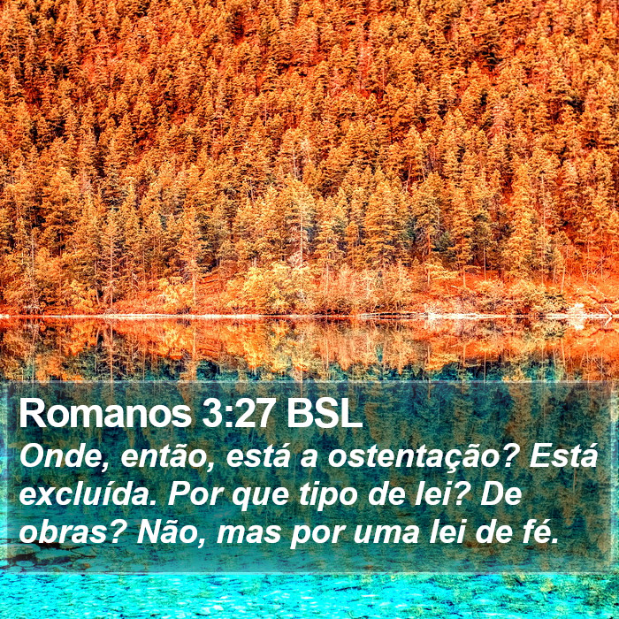 Romanos 3:27 BSL Bible Study