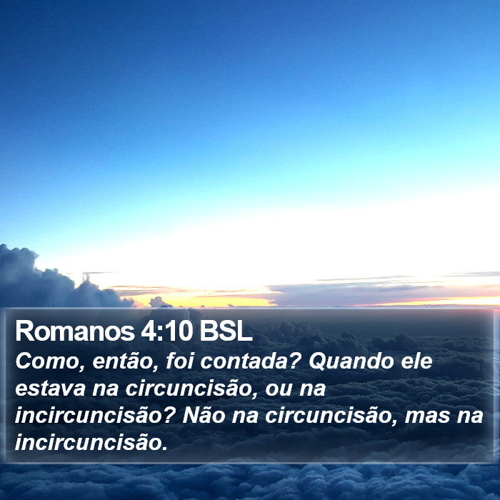 Romanos 4:10 BSL Bible Study