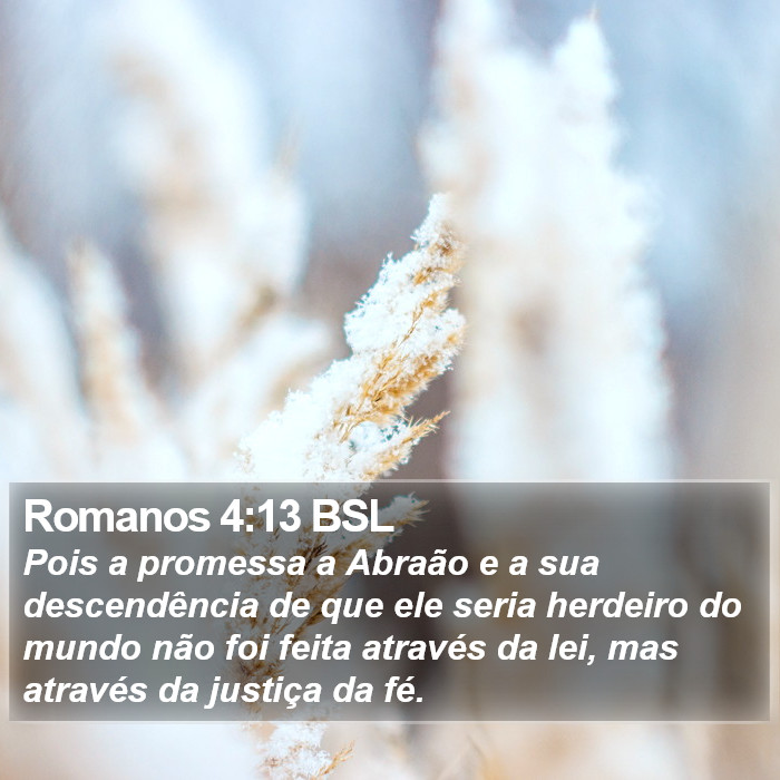 Romanos 4:13 BSL Bible Study