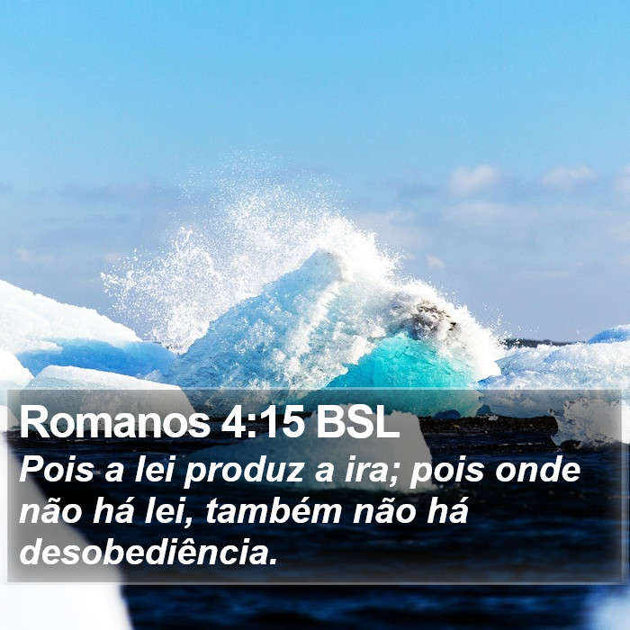 Romanos 4:15 BSL Bible Study