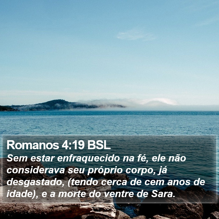 Romanos 4:19 BSL Bible Study