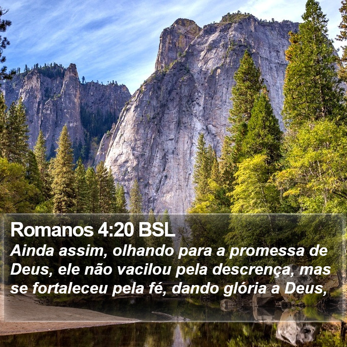 Romanos 4:20 BSL Bible Study