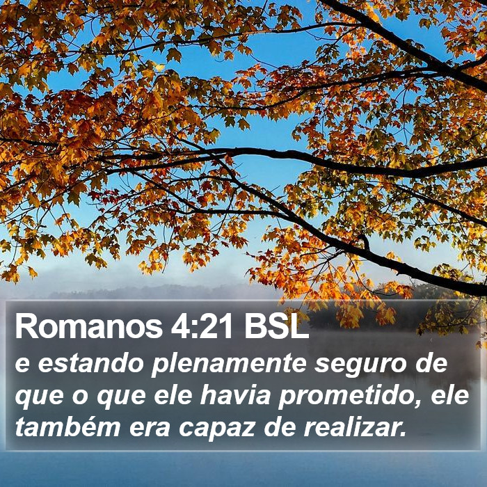 Romanos 4:21 BSL Bible Study