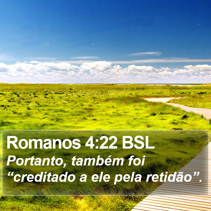 Romanos 4:22 BSL Bible Study